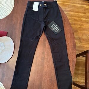 NWT - Tuckernuck Black Ponte Birdwell Riding Pants
